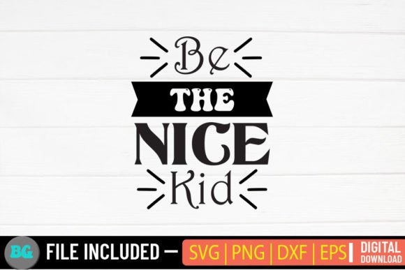 Be the Nice Kid - Svg Review for Embroidery Projects