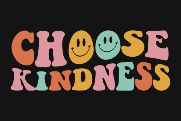 Choose Kindness Retro Wavy SVG T-shirt Review