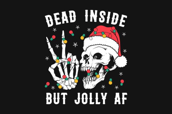 Dead Inside but Jolly AF Christmas SVG Review