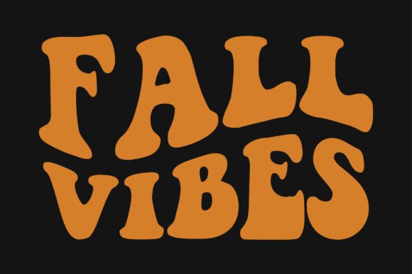 Fall Vibes Retro Wavy SVG Vector T-shirt Review