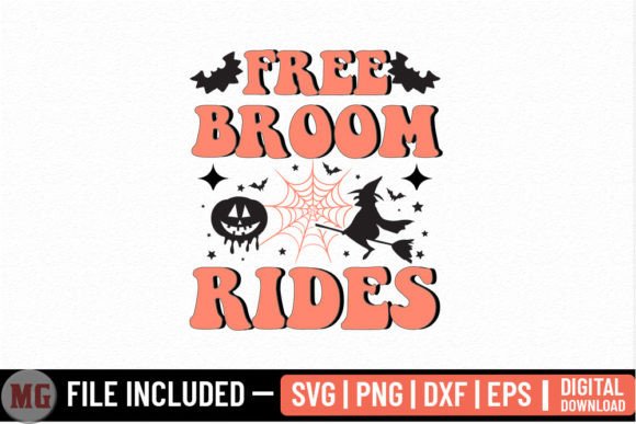 Free Broom Rides - Halloween SVG Review