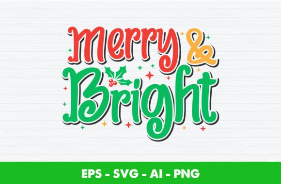 Merry Bright Merry Christmas SVG Review