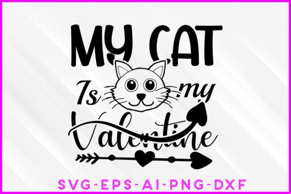 My Cat is My Valentine SVG Tee Design Review