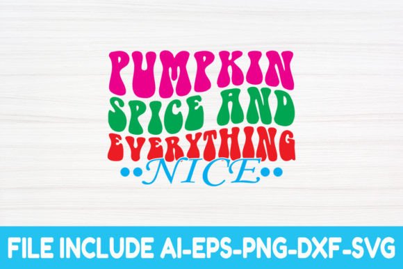 Pumpkin Retro SVG - Pumpkin Spice and Ev