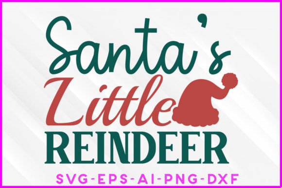 Santa's Little Reindeer SVG Tee Design Review