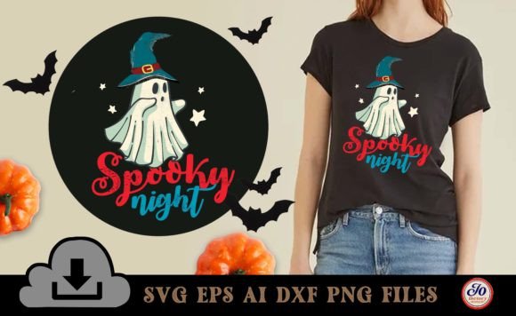 Spooky Night, Sublimation SVG, Halloween Review