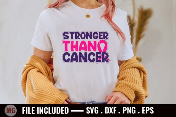 Stronger Than Cancer - Breast Cancer Svg Review