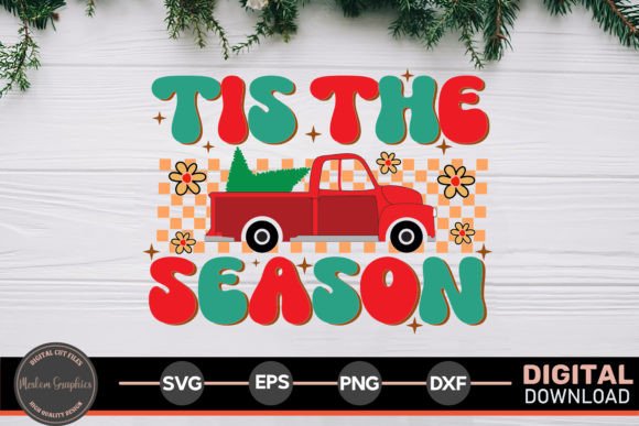 Tis the Season Christmas Retro Svg Review