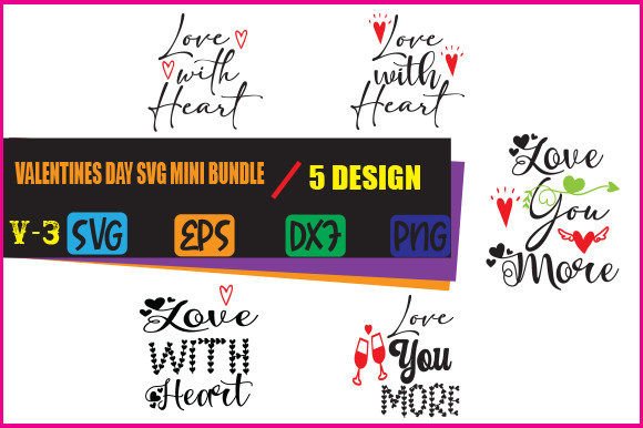 Valentines Day Svg Mini Bundle V-3 Review